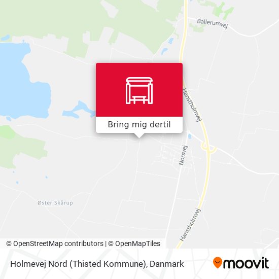 Holmevej Nord (Thisted Kommune) kort