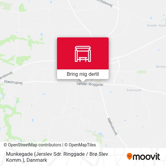 Munkegade (Jerslev Sdr. Ringgade / Brø.Slev Komm.) kort