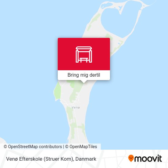 Venø Efterskole (Struer Kom) kort