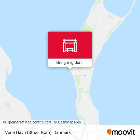 Venø Havn (Struer Kom) kort