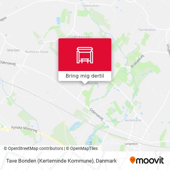 Tave Bonden (Kerteminde Kommune) kort