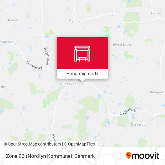 Zone 92 (Nordfyn Kommune) kort