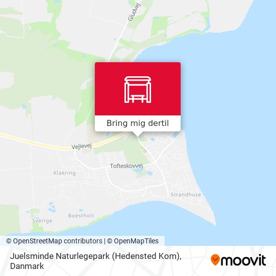Juelsminde Naturlegepark (Hedensted Kom) kort