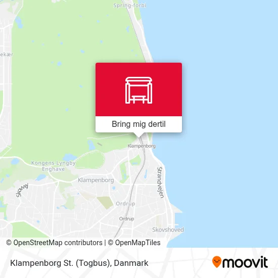 Klampenborg St. (Togbus) kort