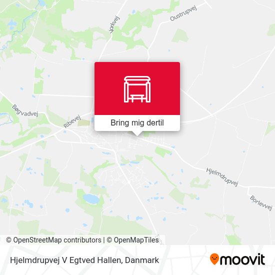Hjelmdrupvej V Egtved Hallen kort