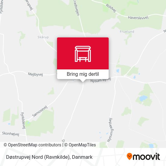 Døstrupvej Nord (Ravnkilde) kort