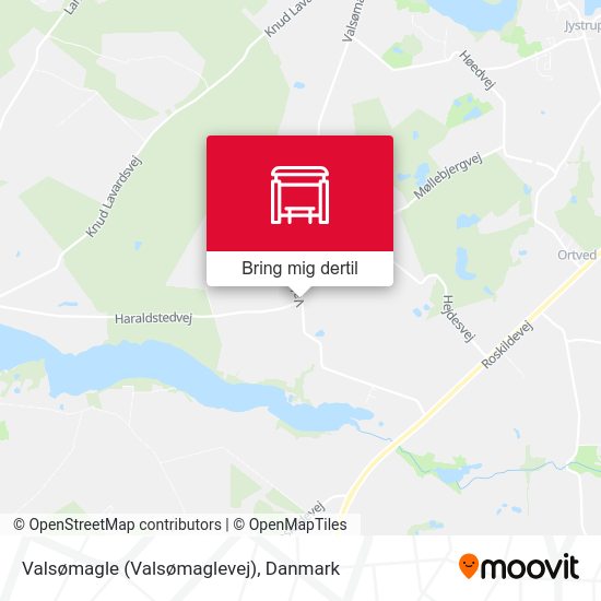 Valsømagle (Valsømaglevej) kort