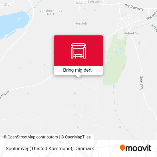 Spolumvej (Thisted Kommune) kort