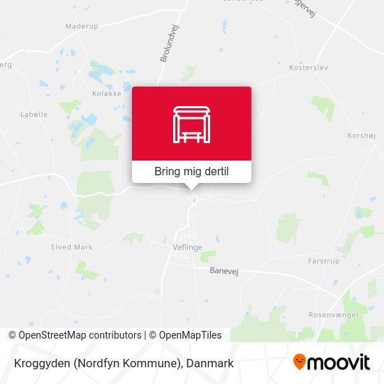 Kroggyden (Nordfyn Kommune) kort