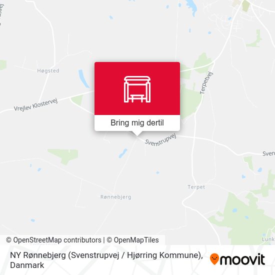 NY Rønnebjerg (Svenstrupvej / Hjørring Kommune) kort