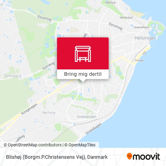 Blishøj (Borgm.P.Christensens Vej) kort