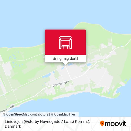 Linievejen (Østerby Havnegade / Læsø Komm.) kort