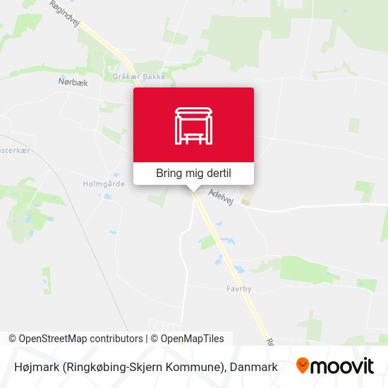 Højmark (Ringkøbing-Skjern Kommune) kort