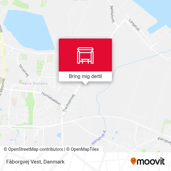 Fåborgvej Vest kort