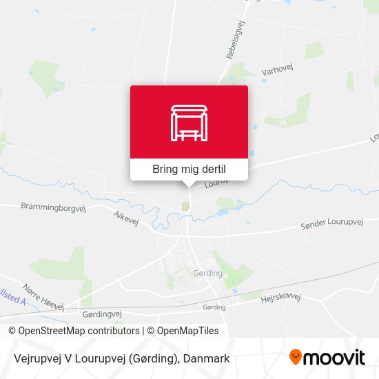 Vejrupvej V Lourupvej (Gørding) kort