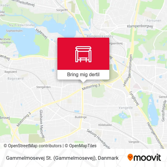 Gammelmosevej St. kort