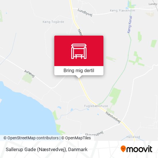 Sallerup Gade (Næstvedvej) kort