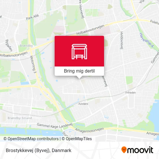 Brostykkevej (Byvej) kort