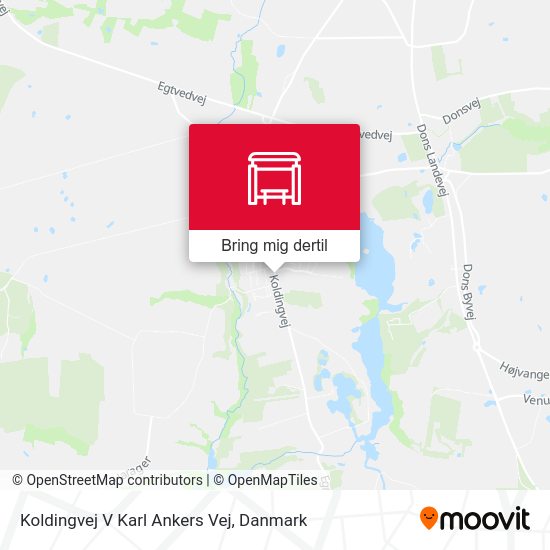 Koldingvej V Karl Ankers Vej kort