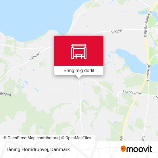 Tåning Horndrupvej kort