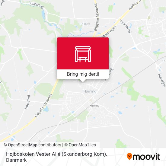 Højboskolen Vester Allé (Skanderborg Kom) kort