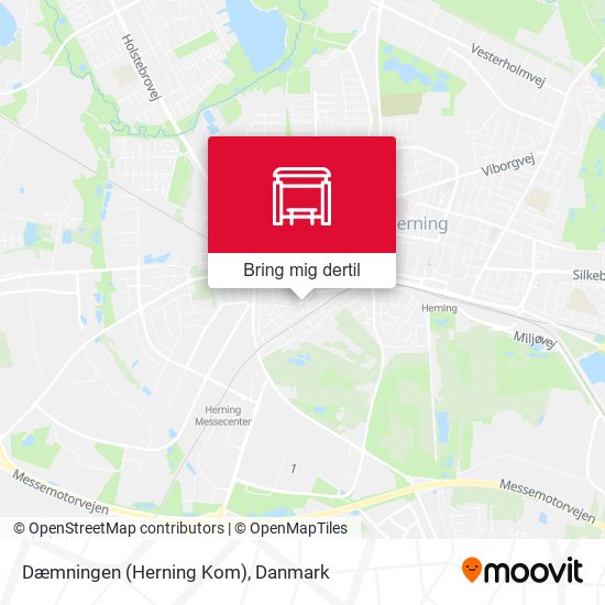 Dæmningen (Herning Kom) kort