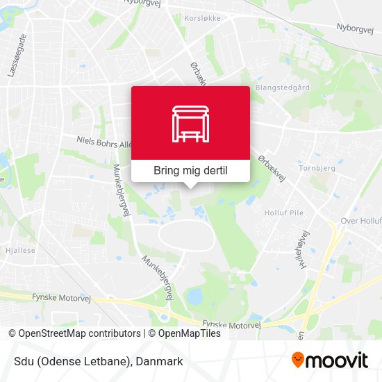 Sdu (Odense Letbane) kort