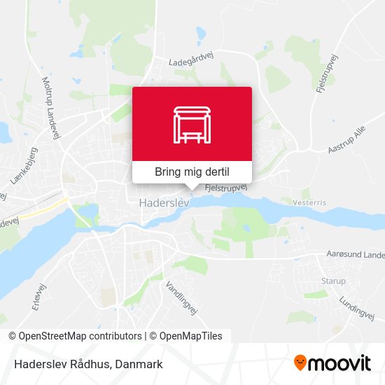 Haderslev Rådhus kort