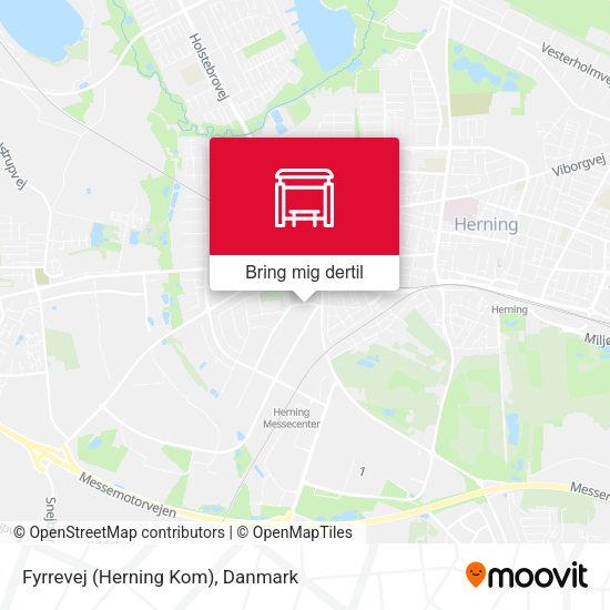 Fyrrevej (Herning Kom) kort