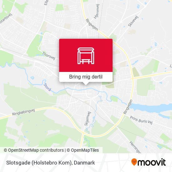 Slotsgade (Holstebro Kom) kort