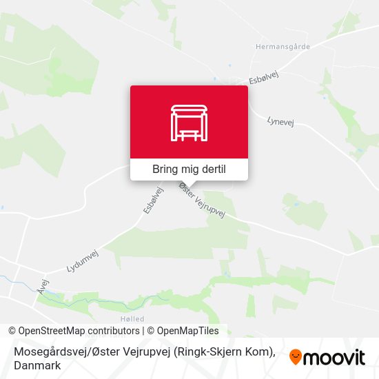 Mosegårdsvej / Øster Vejrupvej (Ringk-Skjern Kom) kort