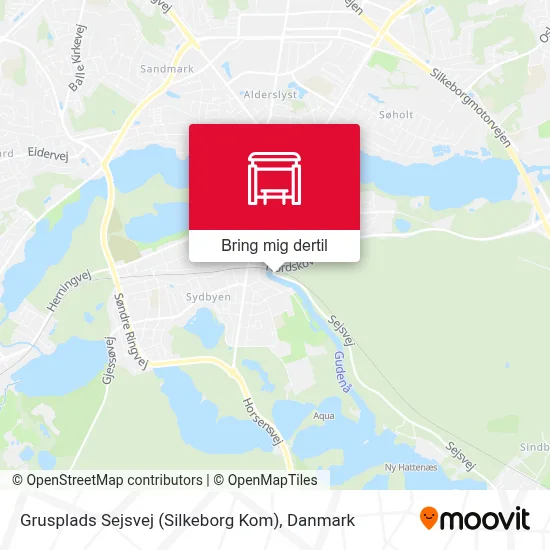 Grusplads Sejsvej (Silkeborg Kom) kort