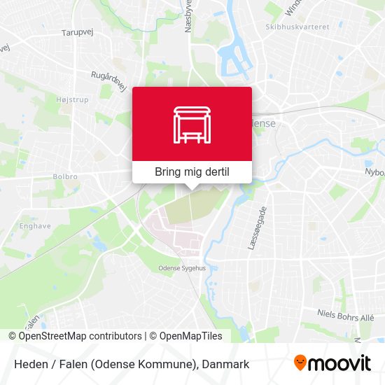 Heden / Falen (Odense Kommune) kort