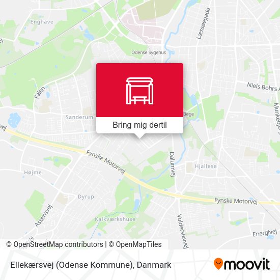 Ellekærsvej (Odense Kommune) kort