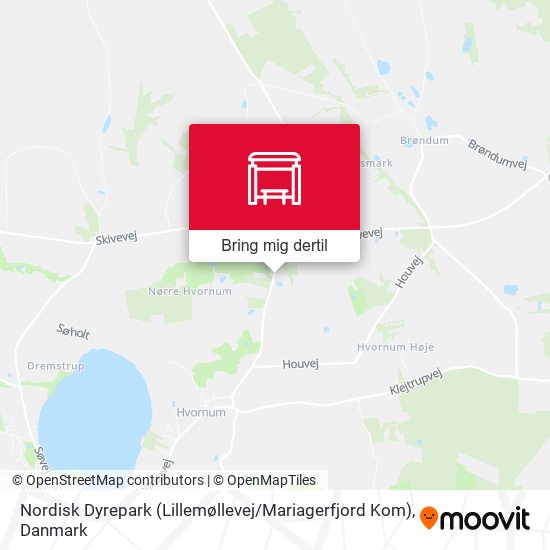Nordisk Dyrepark (Lillemøllevej / Mariagerfjord Kom) kort