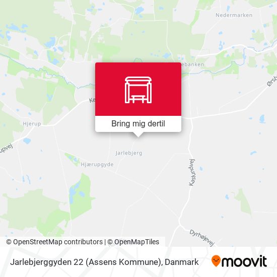 Jarlebjerggyden 22 (Assens Kommune) kort