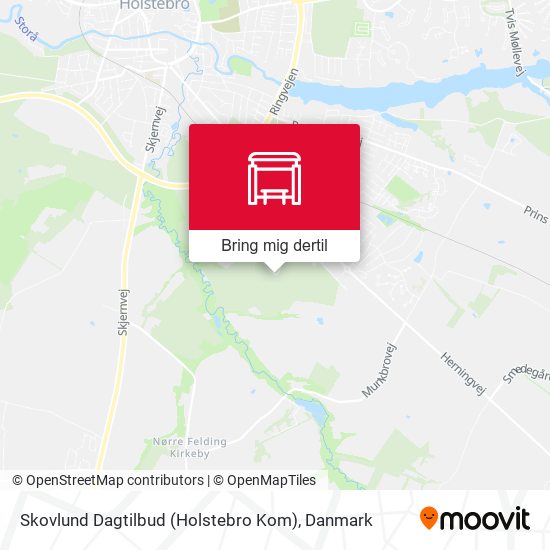 Skovlund Dagtilbud (Holstebro Kom) kort