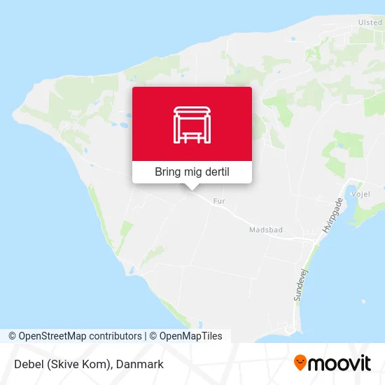 Debel (Skive Kom) kort