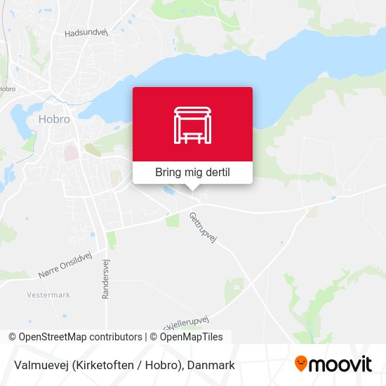Valmuevej (Kirketoften / Hobro) kort