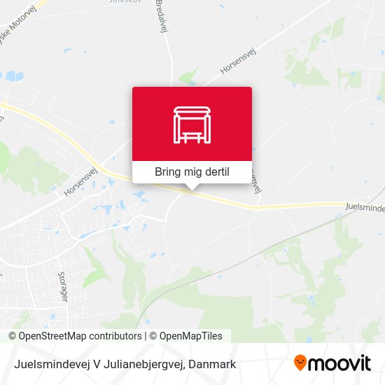 Juelsmindevej V Julianebjergvej kort
