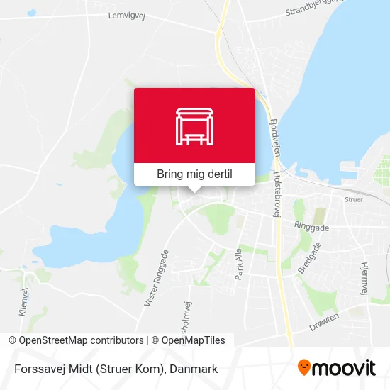 Forssavej Midt (Struer Kom) kort