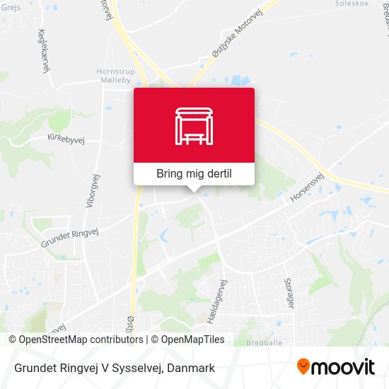 Grundet Ringvej V Sysselvej kort
