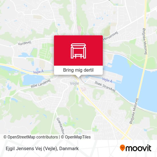 Ejgil Jensens Vej (Vejle) kort
