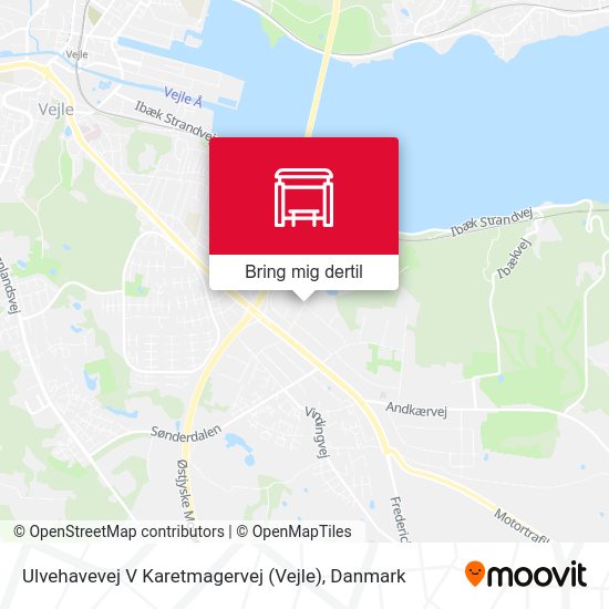 Ulvehavevej V Karetmagervej (Vejle) kort