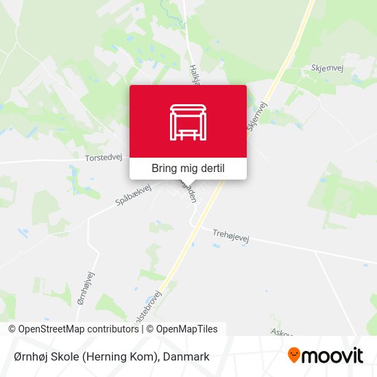 Ørnhøj Skole (Herning Kom) kort