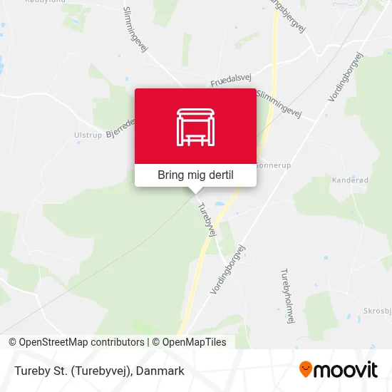 Tureby St. (Turebyvej) kort