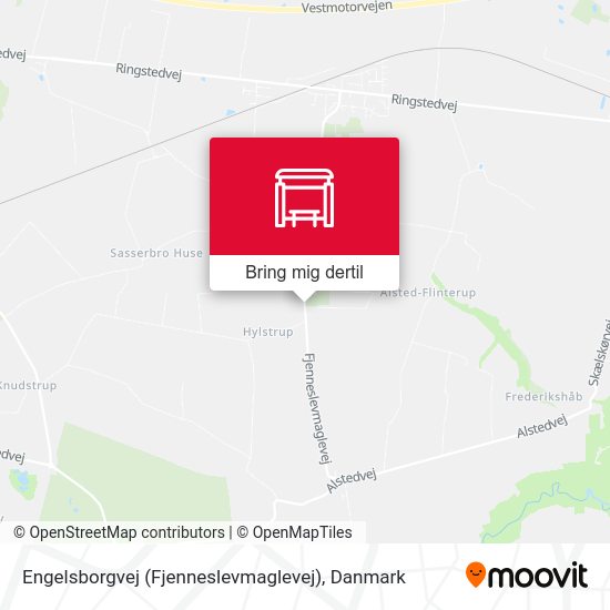 Engelsborgvej (Fjenneslevmaglevej) kort