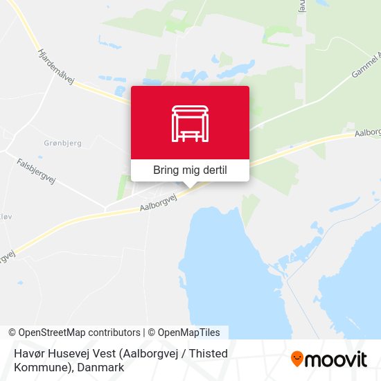 Havør Husevej Vest (Aalborgvej / Thisted Kommune) kort