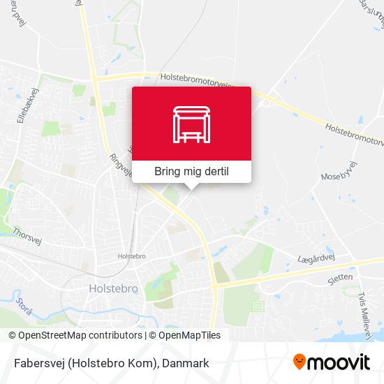 Fabersvej (Holstebro Kom) kort