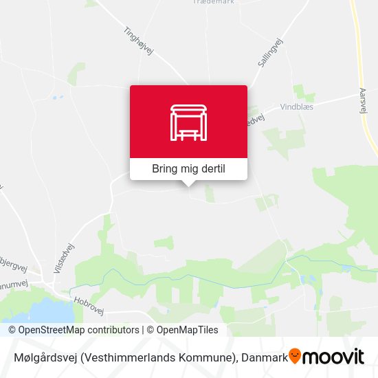 Mølgårdsvej (Vesthimmerlands Kommune) kort